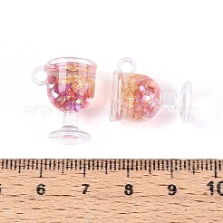 Resin Cup Pendants&nbsp;CRES-S359-10F