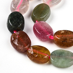 Natural Multicolor Tourmaline Beads Strands&nbsp;G-T140-14