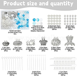 DIY Sea Animal Alloy Dangle Earrings Making Kits&nbsp;DIY-YW0009-52
