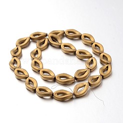 Electroplate Non-magnetic Synthetic Hematite Bead Strands&nbsp;G-F300-54-F03