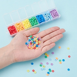 700Pcs 7 Colors Handmade Polymer Clay Beads&nbsp;CLAY-YW0001-39
