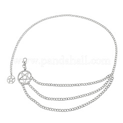 Alloy Pentagram Tassel Sexy Body Chains&nbsp;FS-WG0F340-01
