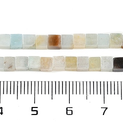 Natural Flower Amazonite Beads Strands&nbsp;G-B129-A15-01