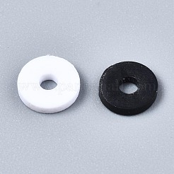 Handmade Polymer Clay Beads Strands&nbsp;CLAY-R089-6mm-T02B-02
