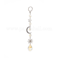 AB Color Teardrop Glass Suncatchers&nbsp;HJEW-JM00844