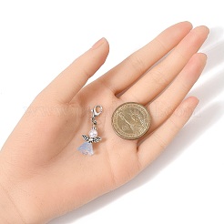 Angel Glass Pendant Decoration&nbsp;HJEW-JM03412-S