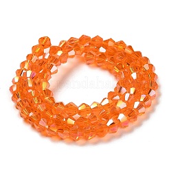 Transparent Electroplate Glass Beads Strands&nbsp;EGLA-A039-T6mm-B11