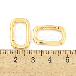 Brass Spring Gate Rings&nbsp;KK-K382-04G