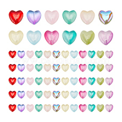 240Pcs 12 Colors Transparent Spray Painted Glass Beads&nbsp;GLAA-PH0003-27