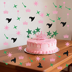 300Pcs 6 Styles Glitter Powder Paper Confetti&nbsp;DIY-WH20165-004