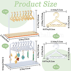 2 Sets 2 Styles Acrylic Earring Display Stands&nbsp;EDIS-CP0001-08