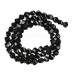 Natural Black Tourmaline Beads Strands&nbsp;G-P611-C37-01