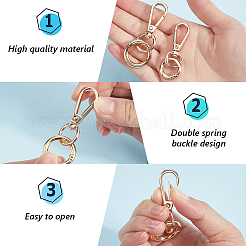 DIY Keychain Clasp Findings Kits&nbsp;DIY-SP0003-46