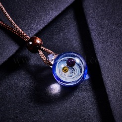 DIY Jewelry Galaxy Universe Ball Necklaces Making&nbsp;DIY-BC0009-20A