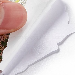 50Pcs 50 Styles Flower Theme PET Stickers Sets&nbsp;STIC-P003-04