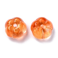 Autumn Theme Transparent Glass Beads&nbsp;GLAA-P049-A01