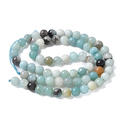 Natural Flower Amazonite Beads Strands&nbsp;Z26N5018-01