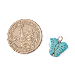 Dyed Synthetic Turquoise Pendants&nbsp;PALLOY-JF04177