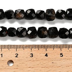 Natural Black Tourmaline Beads Strands&nbsp;G-NH0043-B02-01