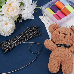 10 Yards Polyester Braided Lace Trims&nbsp;SRIB-WH0011-240A