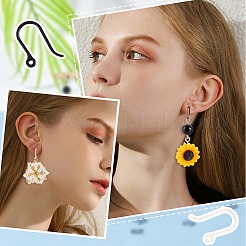 200Pcs 2 Colors Plastic Earring Hooks&nbsp;KY-SC0001-67