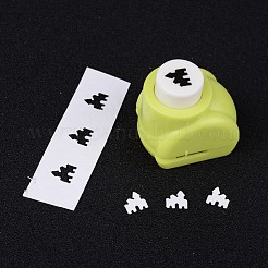 Random Single Color or Random Mixed Color Mini Plastic Craft Paper Punch Sets for Scrapbooking & Paper Crafts&nbsp;AJEW-L051-17