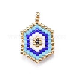 MIYUKI & TOHO Handmade Japanese Seed Beads Pendants&nbsp;SEED-A029-HD10