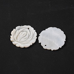 Natural Freshwater Shell Carved Pendants&nbsp;BSHE-S304-12