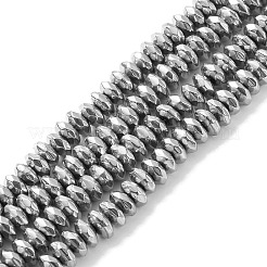 Electroplate Non-magnetic Synthetic Hematite Beads Strands&nbsp;X-G-J160-D-01