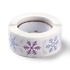 Christmas Themed Flat Round Roll Stickers&nbsp;X-DIY-B045-04B