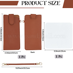 1Pc PU Leather Glasses Storage Bags&nbsp;AJEW-CN0005-76D