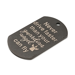 201 Stainless Steel Pendants&nbsp;STAS-L079-03EB