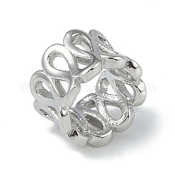 Rack Plating Brass European  Beads&nbsp;KK-A220-21P