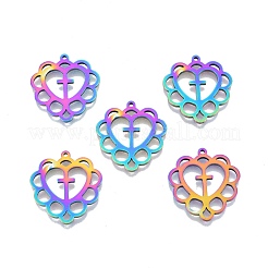 Ion Plating(IP) 201 Stainless Steel Pendants&nbsp;STAS-N098-102M
