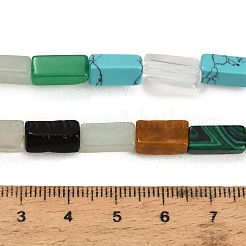 Natural & Synthetic Mixed Stone Beads Strands&nbsp;GG-CBA5B6F-G01-01