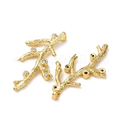 Brass Pave Cubic Zirconia Pendants&nbsp;KK-A271-01A-G