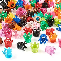 80Pcs Spray Painted Acrylic Beads&nbsp;OACR-TA0001-76