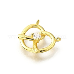 925 Sterling Silver Pave Clear Cubic Zirconia Heart Charms&nbsp;STER-P067-03G