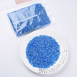 Transparent Colours Luster Glass Bugle Beads&nbsp;SEED-N005-001-A04