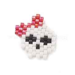 Halloween Theme Handmade Loom Pattern MIYUKI Seed Beads&nbsp;PALLOY-MZ00046