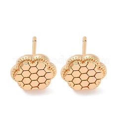 Brass Stud Earrings&nbsp;EJEW-D288-15G