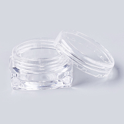 3G PS Plastic Empty Portable Facial Cream Jar&nbsp;MRMJ-WH0020-02
