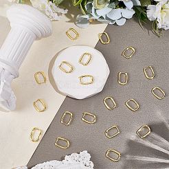 10Pairs Brass Huggie Hoop Earrings&nbsp;EJEW-BBC0002-22G