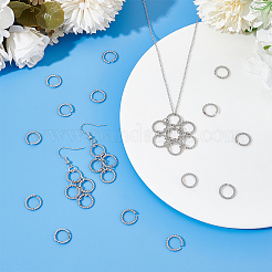 60Pcs 304 Stainless Steel Open Jump Rings&nbsp;STAS-UN0052-45