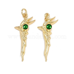 Brass Enamel Pendants&nbsp;KK-L240-08G