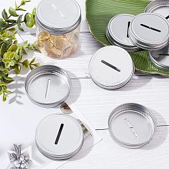 12Pcs Tinplate Coin Slot Bank Lids&nbsp;FIND-FG0001-49