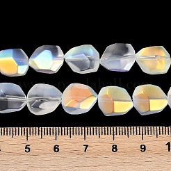 Electroplate Glass Beads Strands&nbsp;EGLA-C009-01A-AB02
