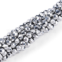 Electroplate Glass Beads Strands&nbsp;EGLA-T027-01S