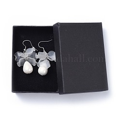 Petal Transparent Acrylic Dangle Earrings&nbsp;EJEW-JE03308