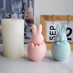 3D Easter Bunny Aromatherapy Food Grade Silicone Fondant Mold&nbsp;PW-WG36171-01